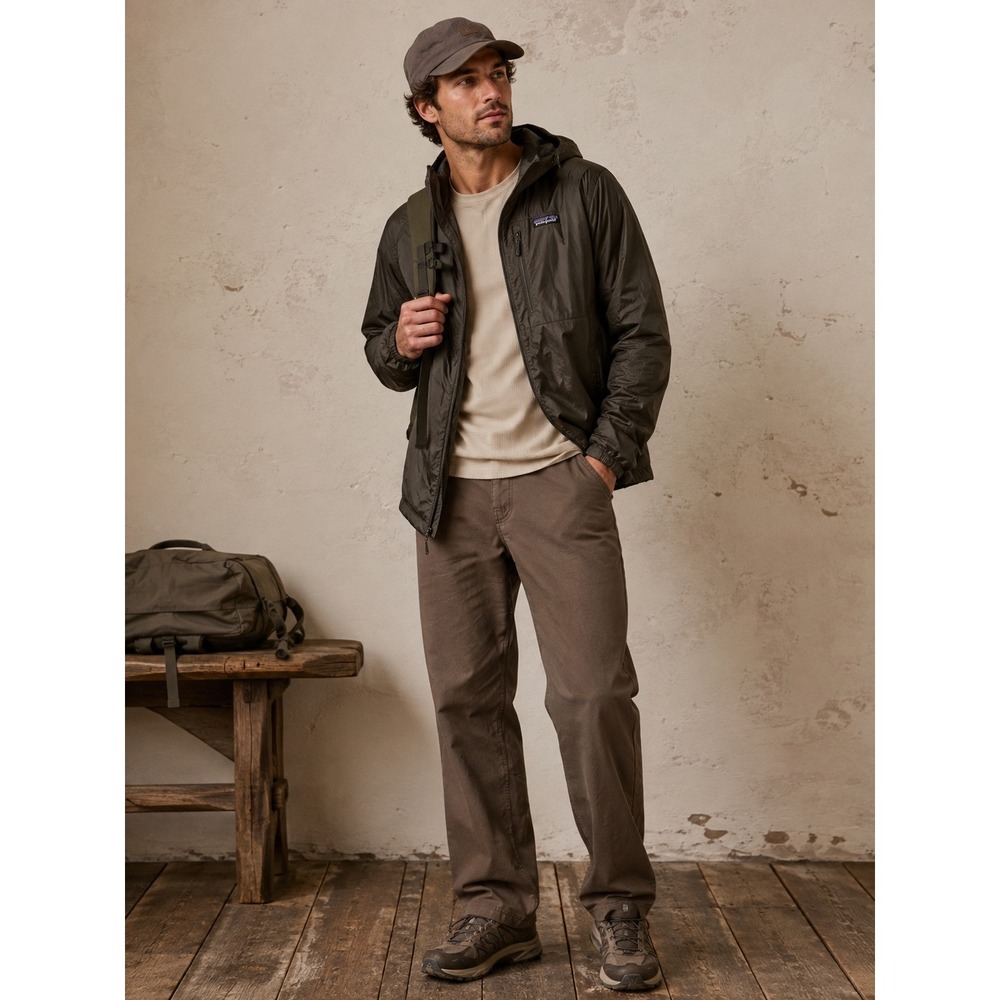 Prana Brion Mens 40x30 Standard Fit Performance Pants Mud Brown Stretch Hiking